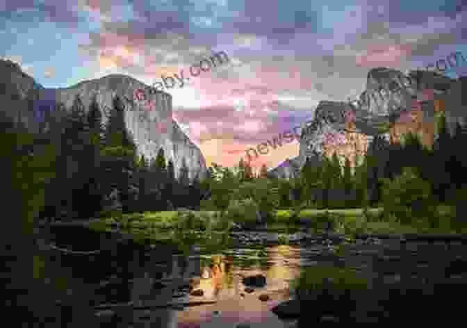 A Breathtaking Panoramic View Of Yosemite Valley, Showcasing Its Towering Cliffs And Lush Meadows The Yosemite John Muir