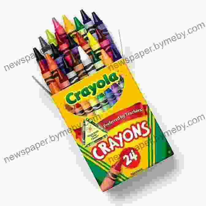 A Colorful Assortment Of Crayola Crayons Arranged On A White Background The Crayon Man: The True Story Of The Invention Of Crayola Crayons