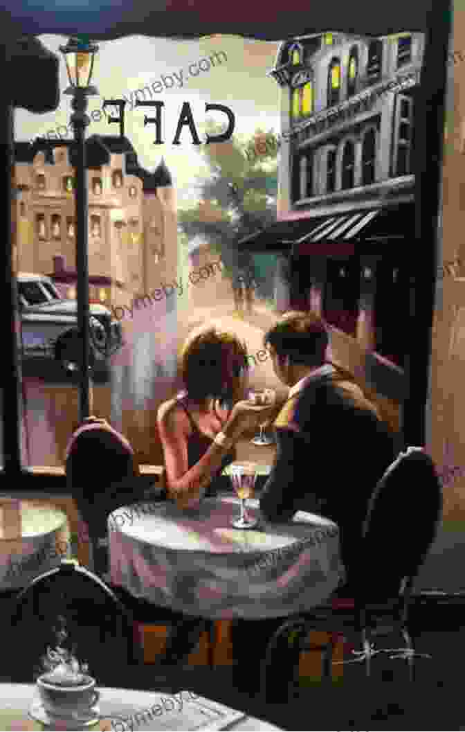 A Couple Shares A Romantic Moment In A Cozy Parisian Cafe Seven Letters From Paris: A Memoir