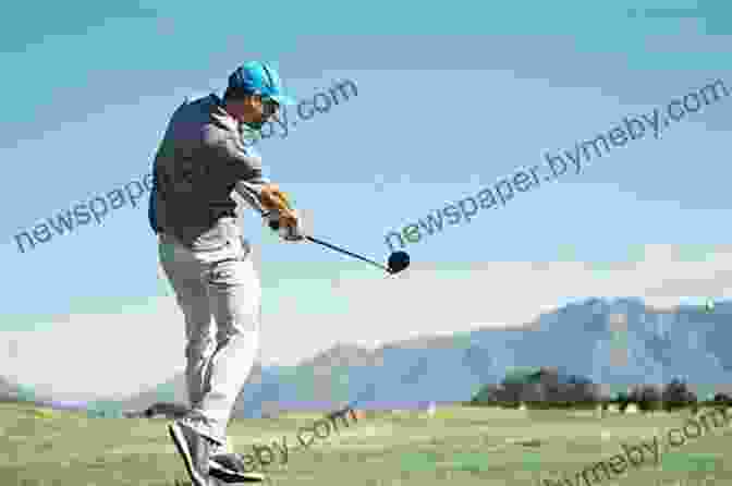 A Golfer Hitting A Golf Ball A Long Distance, Symbolizing The Achievement Of Maximum Power How To Crush The Ball 20 Yards Further