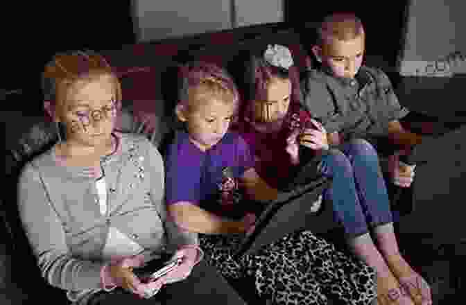 A Group Of Children Staring At Their Screens Glow Kids: How Screen Addiction Is Hijacking Our Kids And How To Break The Trance