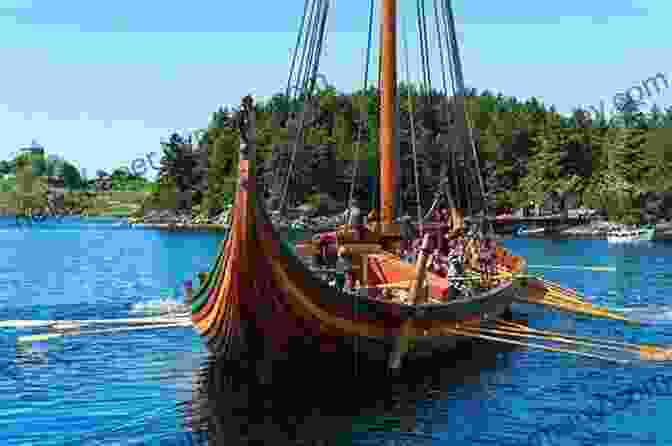 A Group Of Vikings On A Ship, Sailing Through A Fjord History In A Hurry: Vikings