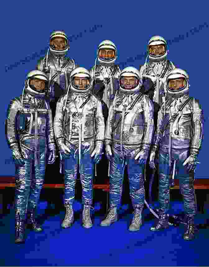 A Group Photo Of The Mercury XIII Astronauts, Dressed In Their Space Suits, Posing Confidently In Front Of A Futuristic Spacecraft. The Calculating Stars: A Lady Astronaut Novel