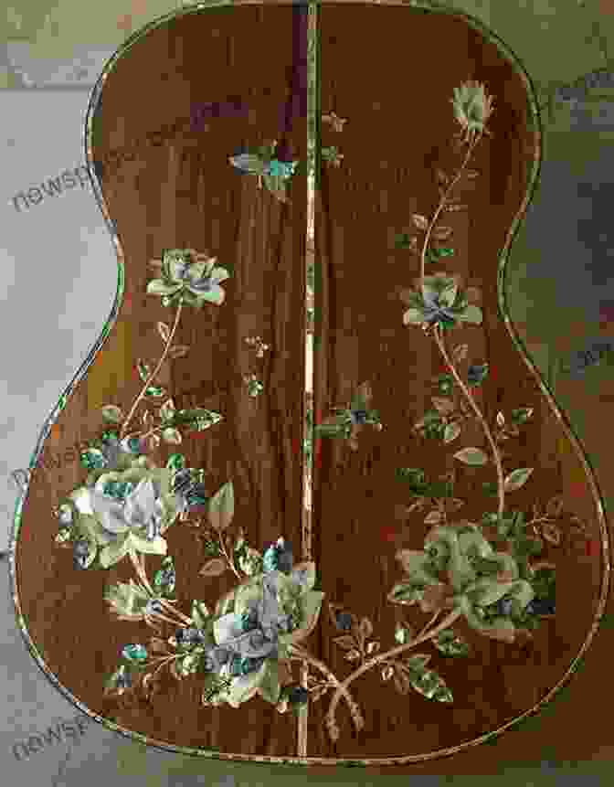 A Handmade Guitar With An Intricate Floral Inlay Guitars (Made By Hand 4)