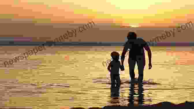 A Man And His Three Children Are Walking On A Beach. The Man Is Smiling And Holding His Youngest Child's Hand. Smack Dab In The Middle Of Maybe