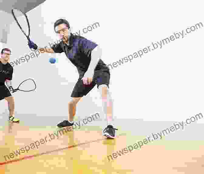 A Man Playing Racquetball. Racket Sports: Sports In A Fun Way