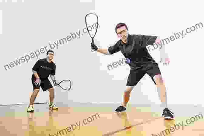 A Man Playing Squash. Racket Sports: Sports In A Fun Way