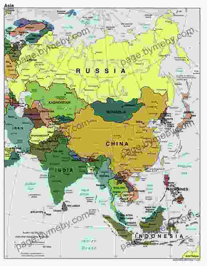 A Map Of Asia. Where East Eats West Sam Goodman