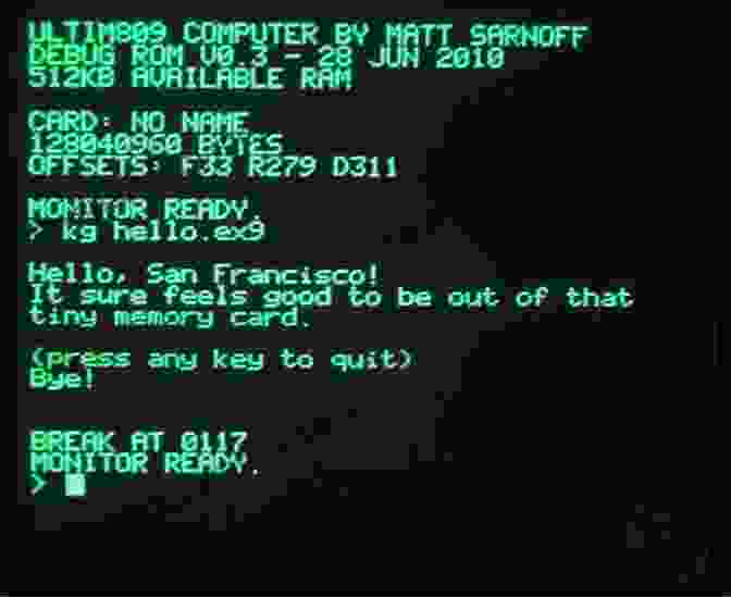 A Vintage Computer Screen With Green Text, Depicting The Early Days Of Cyber Warfare. Dark Territory: The Secret History Of Cyber War