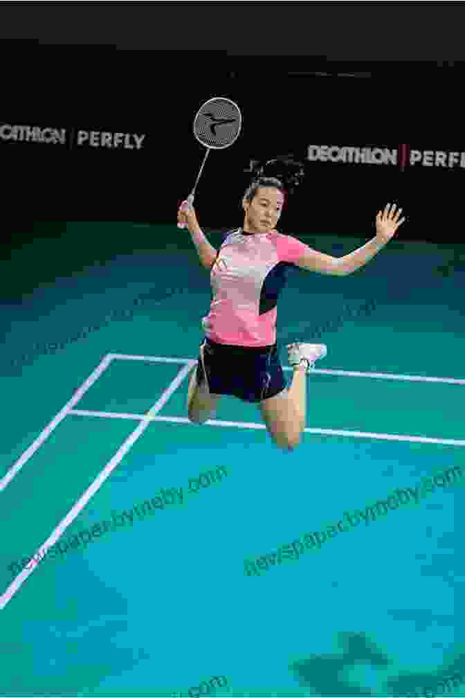 A Woman Playing Badminton. Racket Sports: Sports In A Fun Way