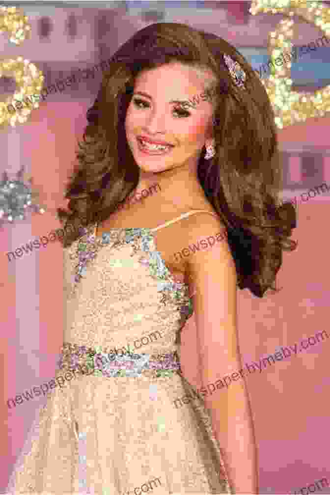 A Young Girl In A Pageant Dress, Her Face Covered In Makeup And Her Hair Styled Like An Adult Woman Little Girls In Pretty Boxes