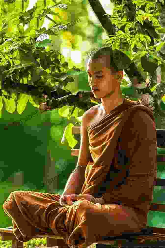 A Zen Buddhist Monk Meditating In A Serene Setting. The Heart Of Being: Moral And Ethical Teachings Of Zen Buddhism