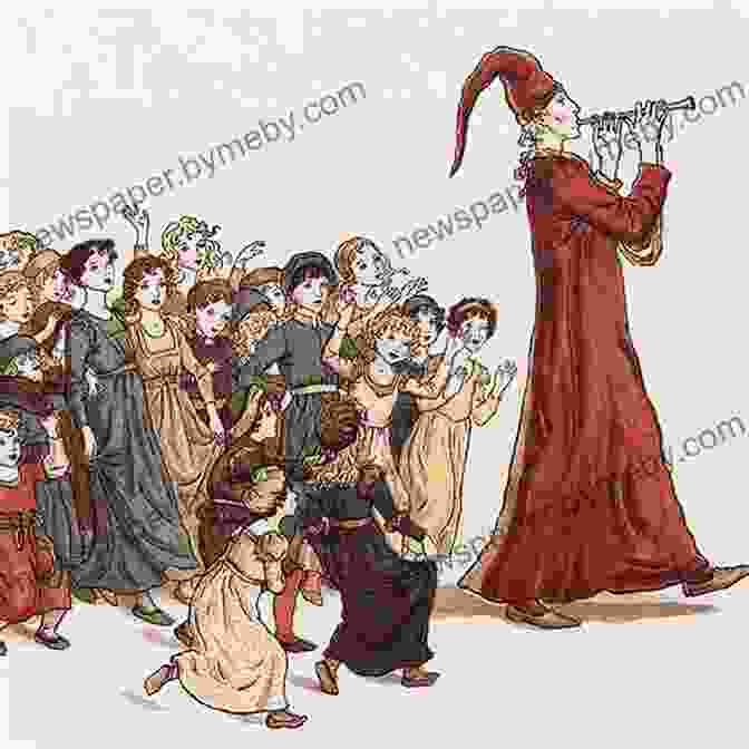 An Enigmatic Pied Piper Leads A Procession Of Children, Enchanting Them With His Music The Secrets Of The Pied Piper 1: The Peddler S Road