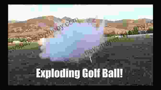 An Exploding Golf Ball, Symbolizing The Release Of Explosive Power How To Crush The Ball 20 Yards Further