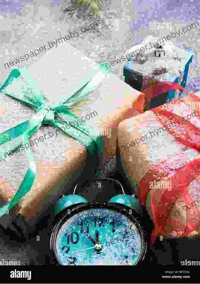 Book Cover: 'The Gift Of Time' With An Image Of A Clock Wrapped In Ribbons The Gift Of Time: A Short Story (Musings Of Marriage In The Military 1)