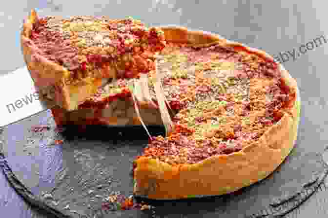 Deep Dish Pizza With Thick, Bread Like Crust And Layers Of Toppings The Pizza Bible: The World S Favorite Pizza Styles From Neapolitan Deep Dish Wood Fired Sicilian Calzones And Focaccia To New York New Haven Detroit And More