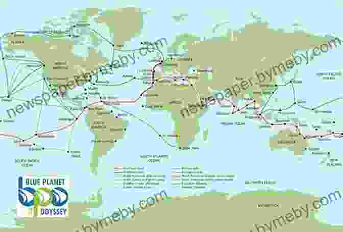 Example Of A Detailed Sailing Route Map World Cruising Routes: 1000 Sailing Routes In All Oceans Of The World 8th Edition