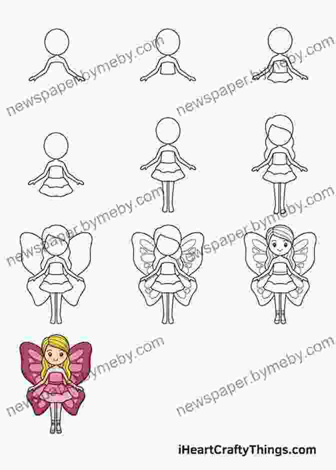 Fairy Drawing Guide Step By Step. How To Draw: Fantasy Creatures: Dragons Fairies Vampires And Monsters In Simple Steps