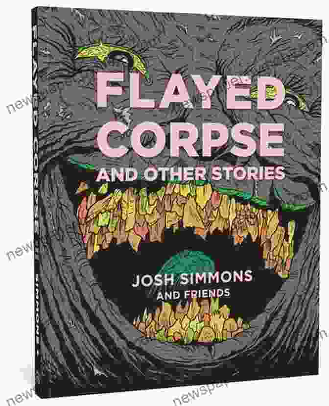 Flayed Corpse And Other Stories Book Cover Featuring A Flayed Corpse Hanging From A Tree In A Dark Forest Flayed Corpse And Other Stories