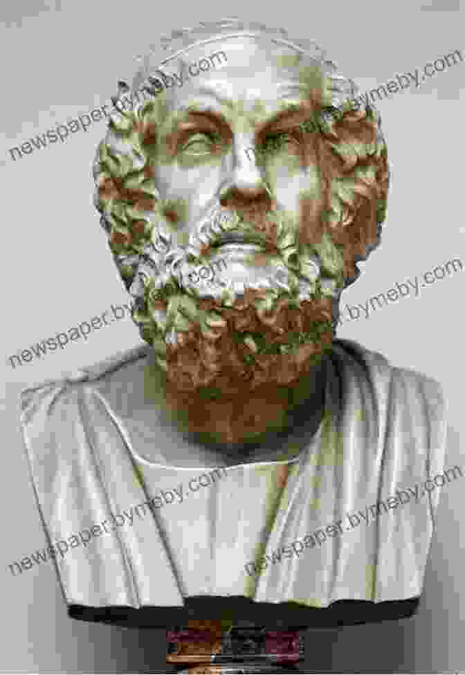 Homer, A Legendary Greek Poet, Widely Recognized As The Author Of The Epic Poems Iliad And Odyssey. Famous Men Of Greece John H Haaren