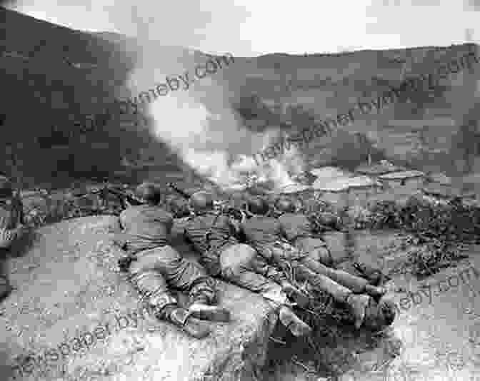 Intense Battle Scene From The Korean War, With Soldiers Charging Forward Amidst Explosions And Gunfire Great Battles For Boys: The Korean War