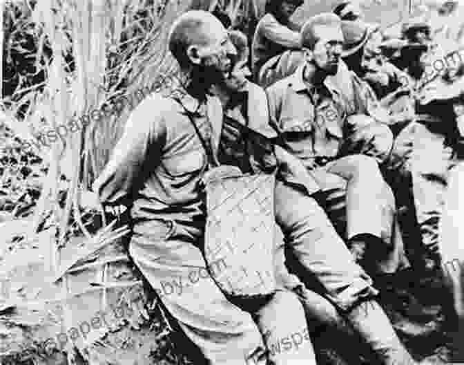 Japanese Soldiers Forcing American And Filipino Prisoners Of War To March During The Bataan Death March Chewy Noh And The March Of Death