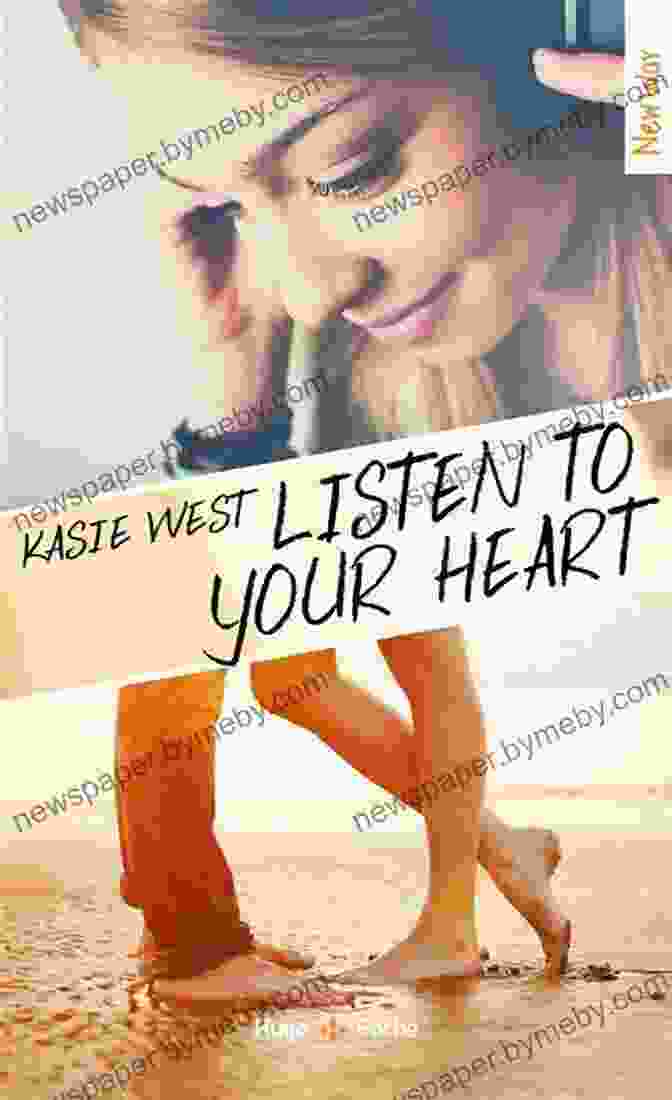 Listen To Your Heart By Kasie West Book Cover Featuring A Girl With Headphones On, Looking Up At The Sky Listen To Your Heart Kasie West