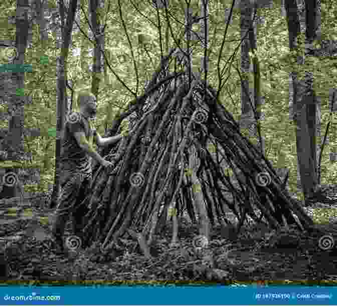 Man Building A Shelter In The Forest The Total Flyfishing Manual: 307 Essential Skills And Tips (Field Stream)