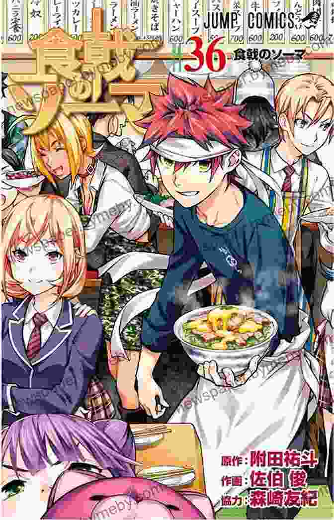 Shokugeki No Soma Vol 14 Cover Featuring Yukihira Souma And Erina Nakiri In A Heated Cooking Battle Food Wars : Shokugeki No Soma Vol 14: The Magician Returns