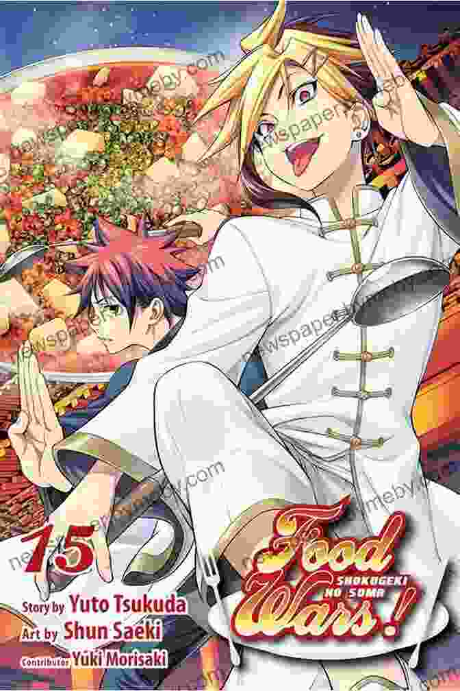 Shokugeki No Soma Volume 15 Cover Featuring Soma Yukihira In A Cooking Battle Food Wars : Shokugeki No Soma Vol 15: The Moon Festival