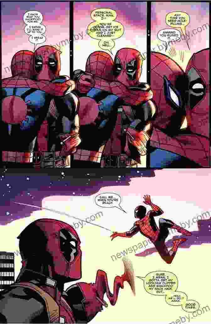 Spider Man And Deadpool Sharing A Heartfelt Moment Spider Man/Deadpool Vol 3: Itsy Bitsy (Spider Man/Deadpool (2024))