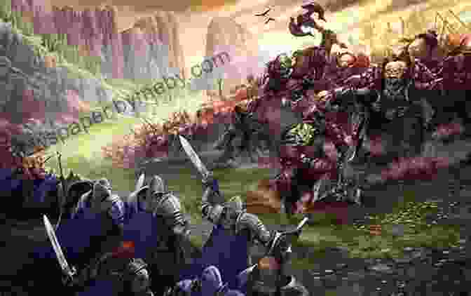 Stark Crusade: Stark War Battle Scene Featuring Knights Clashing With Orcs Stark S Crusade (Stark S War 3)