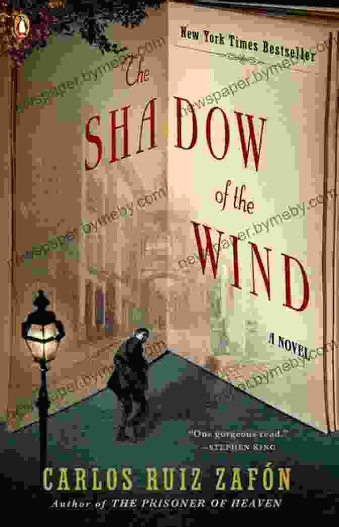 The Shadow Of The Wind Book Cover, Featuring A Dark Silhouette Against A Moonlit Cityscape The Shadow Of The Wind (The Cemetery Of Forgotten 1)