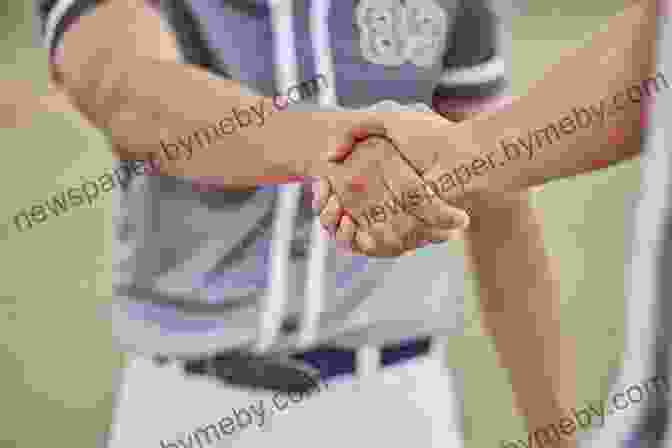 Two Baseball Players Shaking Hands After A Game, Demonstrating The Sportsmanship And Tradition That Is Deeply Ingrained In Baseball. The Soul Of Baseball: A Road Trip Through Buck O Neil S America