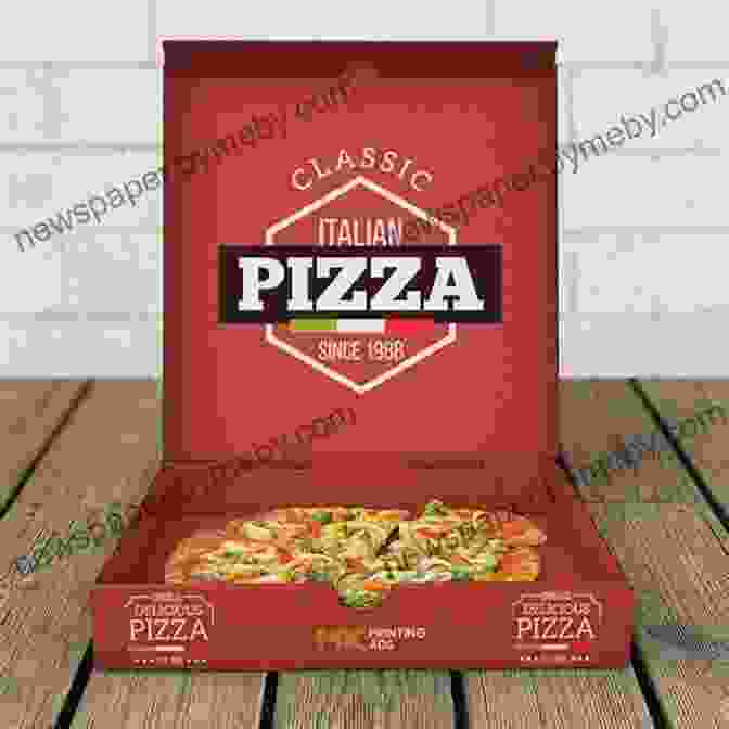 Vibrant Pizza Box Cover Of Playing For Pizza John Grisham