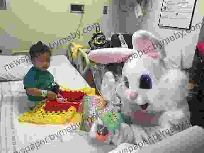 Vicky Young, The Easter Bunny, Visiting Children In A Hospital My Easter Bunny Vicky Young