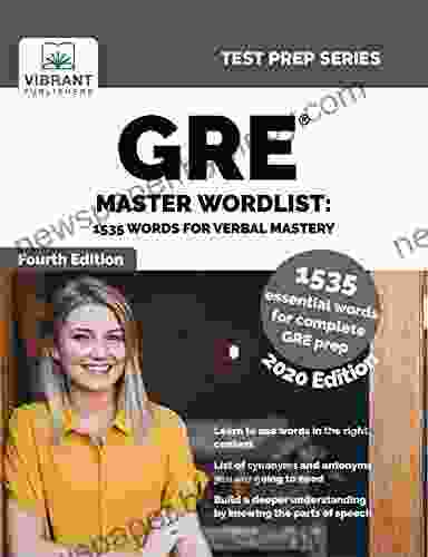 GRE Master Wordlist: 1535 Words For Verbal Mastery