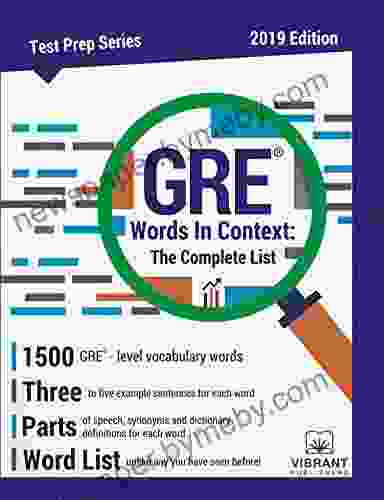 GRE Words In Context The Complete List (Test Prep)